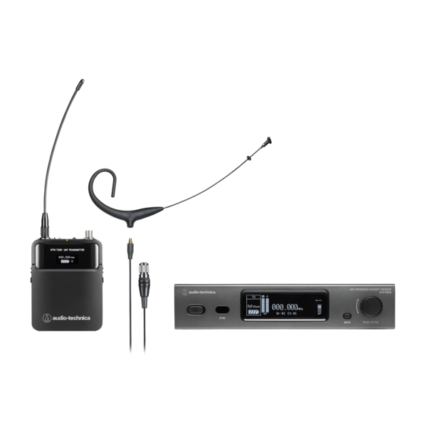 ATW-R3210 RECEIVER AND ATW-T3201 BODY-PACK TRANSMITTER WITH BP894XCH MICROSET CARDIOID
